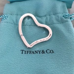 Elsa Peretti Open Heart Key Ring 